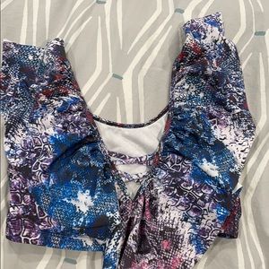 SOLD - NWOT Ruffle bikini set